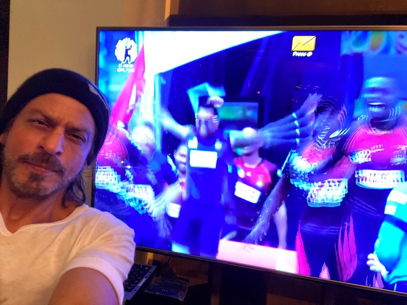 Shah Rukh Khan celebrates Trinbago Knight Riders' win in CPL 2020