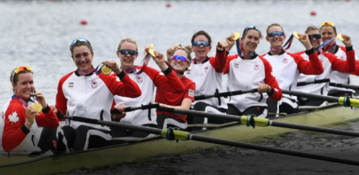 Canadian women's eight rowing crew win Olympic gold first time in 29 years