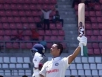 Yashasvi Jaiswal slams hundred on debut as India dominate West Indies on second day