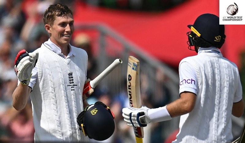 The Ashes: Crawley's fiery 189 puts England in commanding position