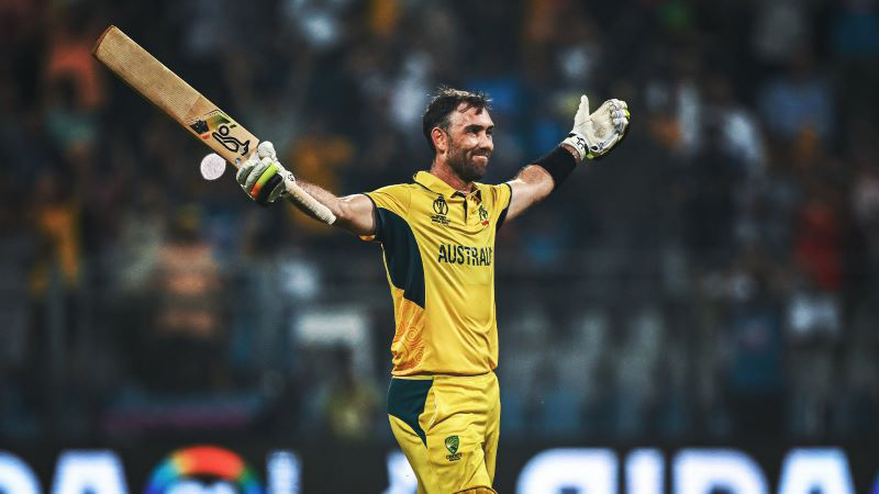 Glenn Maxwell stuns Afghanistan with double ton, cricketers still in awe