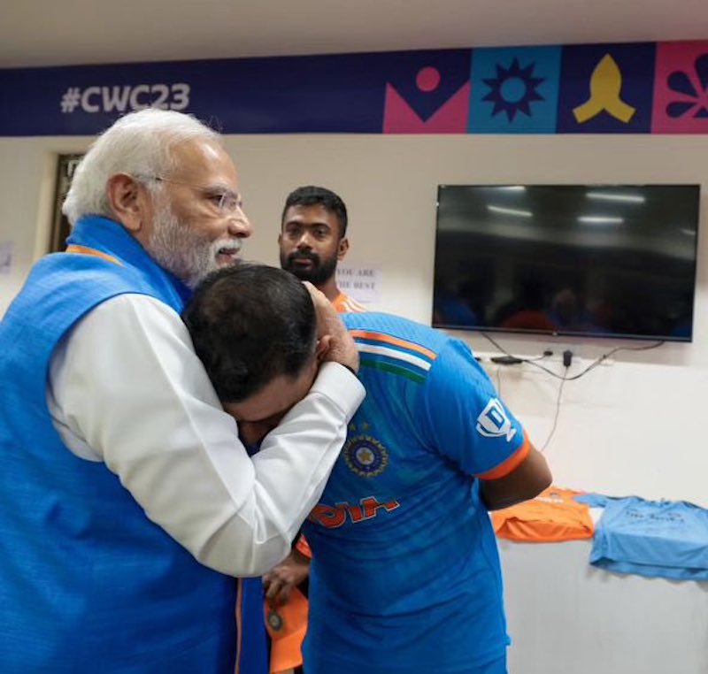 Mohammad Shami thanks PM Modi for boosting morale of Team India after World Cup defeat