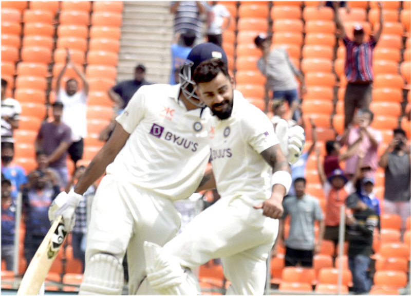 Virat Kohli's 28th Test ton puts India in driver's seat