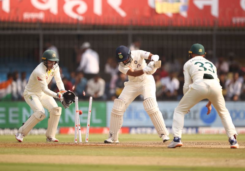 India in trouble against Australia in Indore Test