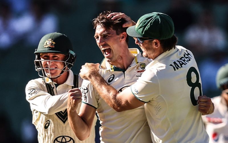 Pat Cummins' 10 wickets lead Australia to 79-run win over Pakistan in Melbourne