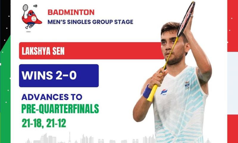 Lakshya Sen beats favourite Jonatan Christie in straight sets to reach Round 16 of Paris Olympics