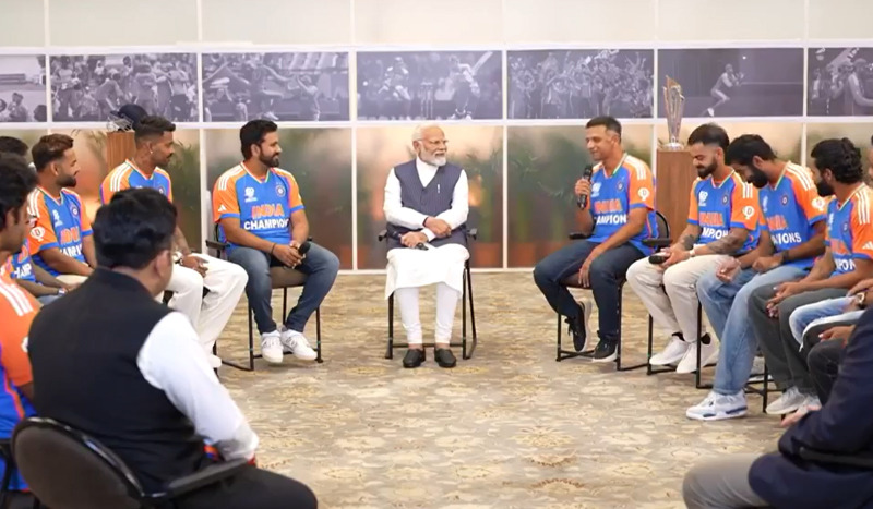 PM Modi hosts T20 World Champions Team India in New Delhi