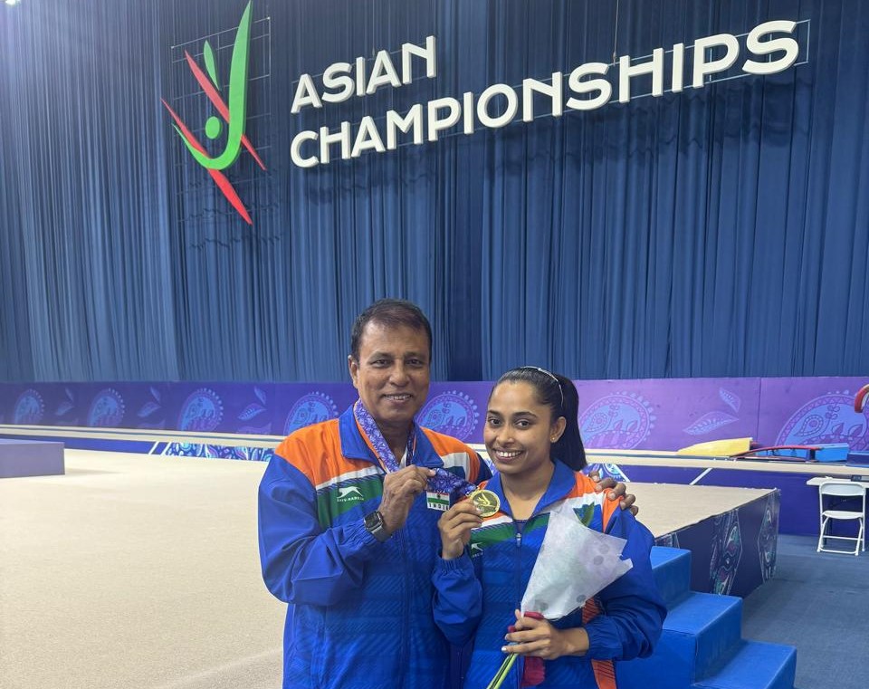 Dipa Karmakar rewrites history by becoming first Indian gymnast to win gold medal in Asian Senior Championships