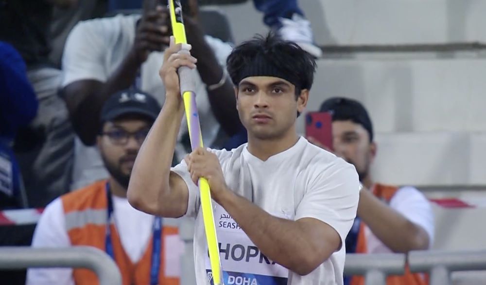 Neeraj Chopra finishes 2nd in Diamond League Trophy; loses to Anderson Peters of Grenada