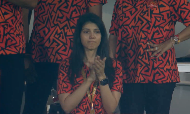 SRH co-owner Kavya Maran moves to tears after IPL final defeat against KKR