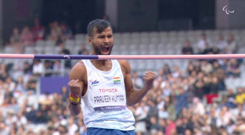 Paralympics: India adds one more medal to tally, Praveen Kumar clinches gold in men's high jump T64 event