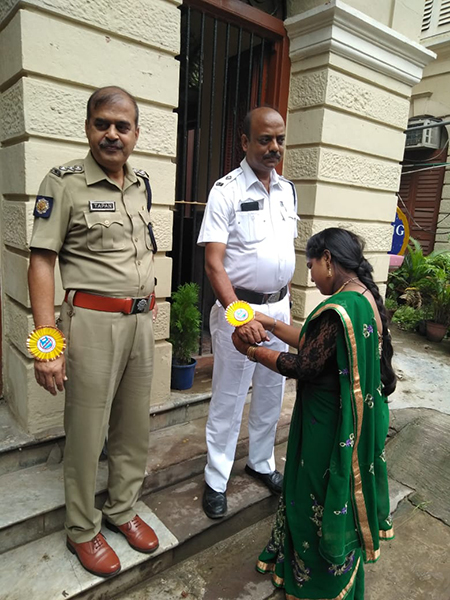 Awareness on plastic through Raksha Bandhan