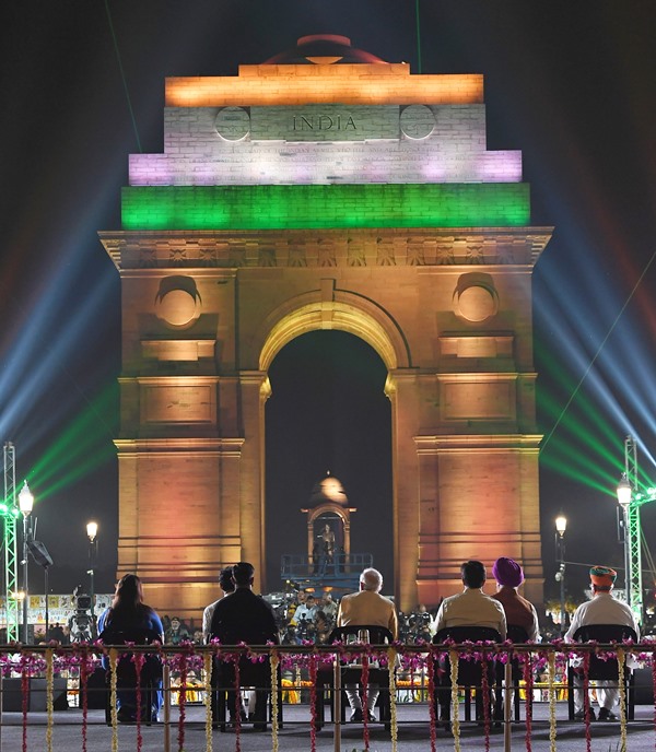 Moments from PM Modi unveiling Kartavya Path, statue of Netaji Subhas Chandra Bose at India Gate