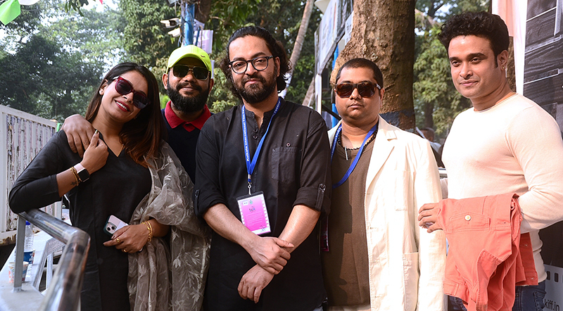 28th KIFF: Team Neeti Shastra including Iman Chakraborty at Nandan