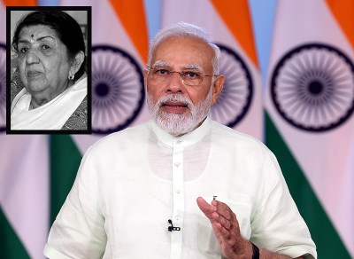 Lata kept us immersed in Lord Rama, says PM Modi dedicating chowk in Ayodhya after the singing legend