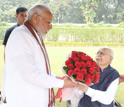 LK Advani's contribution to India's growth is monumental: PM Modi