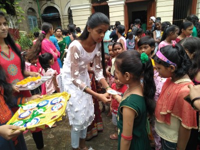 Awareness on plastic through Raksha Bandhan