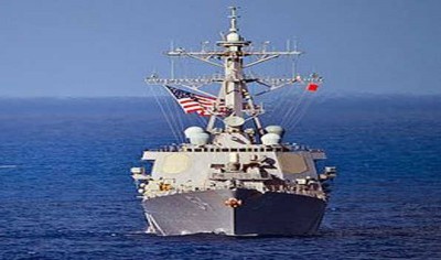 Tension with China: US Navy warships transiting Taiwan strait