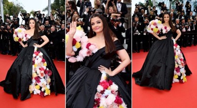 Aishwarya Rai Bachchan scorches Cannes Film Festival red carpet