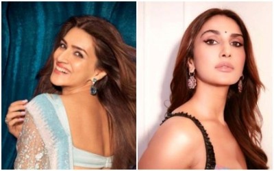 Kriti Sanon, Vaani Kapoor stun fans with their saree avatar pics