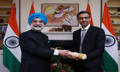 Google CEO Sundar Pichai receives Padma Bhushan in California