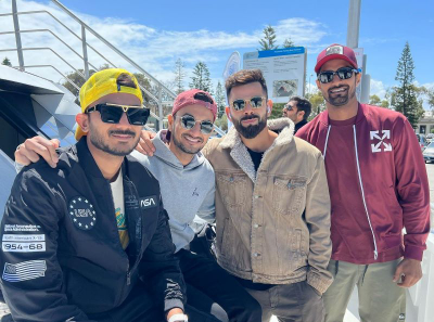 Virat Kohli enjoys 'day off' with teammates in Australia