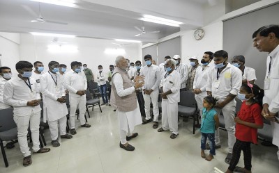 PM Modi meets victims of Morbi mishap