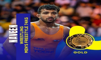 CWG 2020: Naveen clinches 6th wrestling gold for India defeating Pakistan's Sharif Tahir