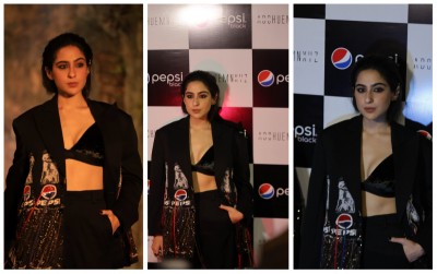 Sara Ali Khan stuns at Pepsi X Huemn's show