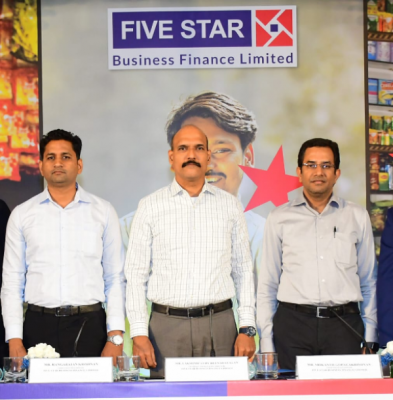 Five Star Business Finance Ltd IPO to open on Nov 09, price band at Rs 450 to Rs 474 per equity share