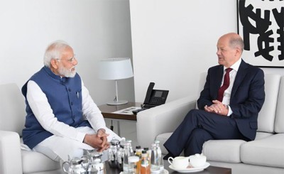 Narendra Modi meets German Chancellor Olaf Scholz