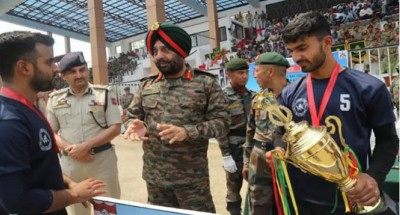 Indian Army encourages Jammu and Kashmir youth towards sports