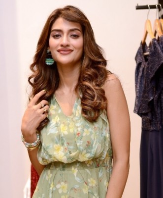 Nusrat Jahan at the launch of Latin Quarters' pujo collection in Kolkata