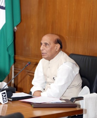 Rajnath Singh addresses Tiranga Mountain Rescue team