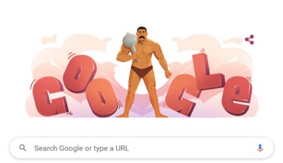 Google doodle celebrates 'undefeated' Indian wrestler Gama Pehlwan's 144th birth anniversary