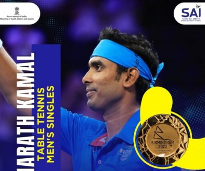 CWG: Veteran paddler Sharath Kamal bags men's singles gold