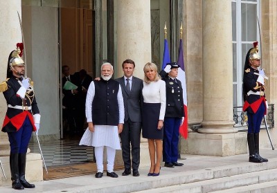 'A meeting between two friends': PM Modi meets French President Emmanuel Macron in Paris