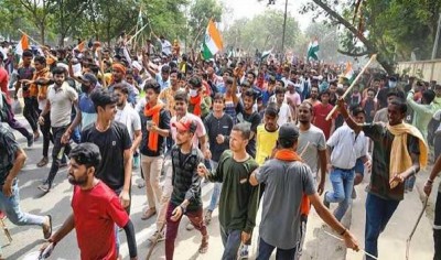 Himachal Pradesh: Congress takes out protest rallies in all blocks of Hamirpur against Agnipath scheme