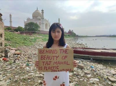 Tweet of 10-year-old climate activist forces authority to clean garbage around Taj Mahal