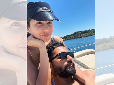 Katrina Kaif, Vicky Kaushal raise temperature on social media with beach pictures