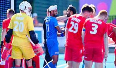 Indian men's hockey team play out thrilling 4-4 draw against England