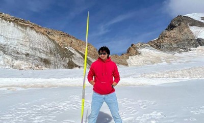 Golden athlete Neeraj Chopra is making the most of his Switzerland trip