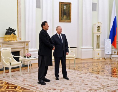 Vladimir Putin meets Pakistan PM Imran Khan in Moscow 