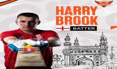 English batsman Harry Brook sold to Sunrisers Hyderabad for Rs 13.25 cr