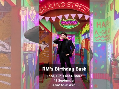 Asia! Asia! Asia! to celebrate BTS leader Kim Namjoon's birthday on Sept 12