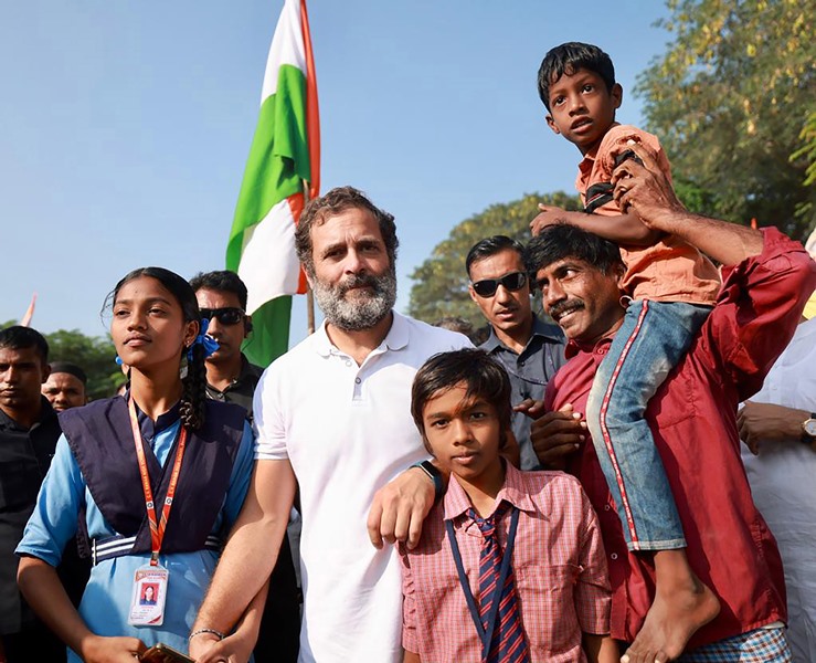 Rahul Gandhi in Bharat Jodo Yatra