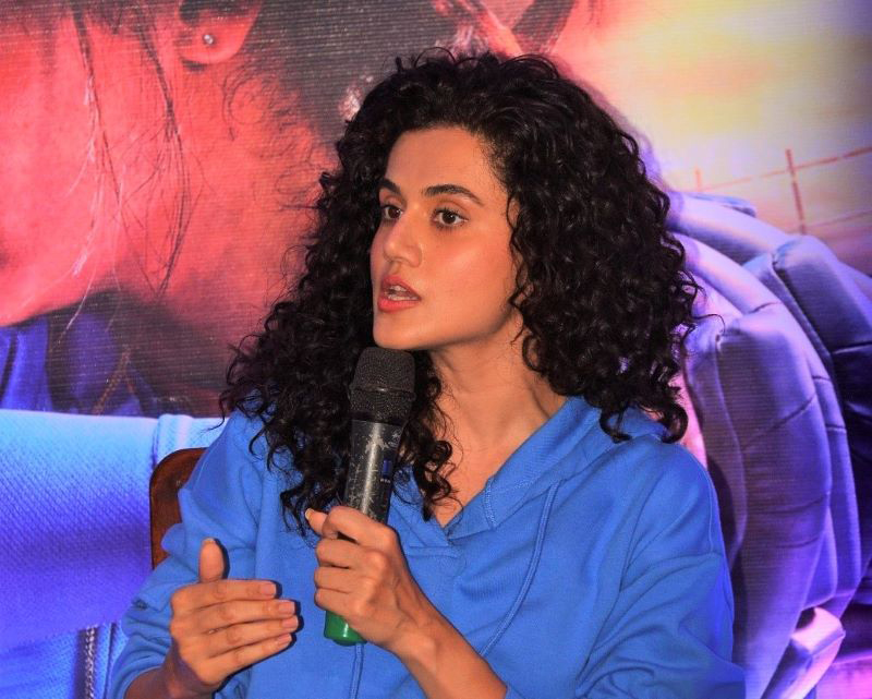 Taapsee Pannu, Mithali Raj, Srijit Mukherji promote Shabaash Mithu in Kolkata