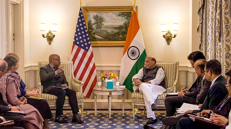 Rajnath Singh in Washington