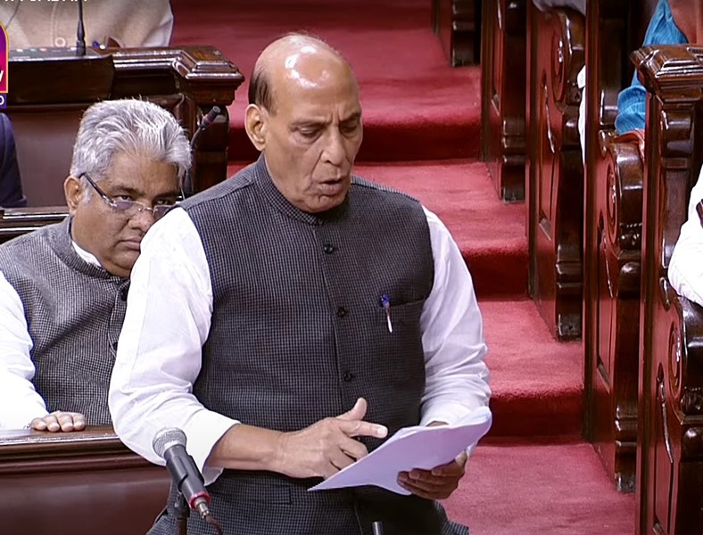 Rajnath Singh in Lok Sabha