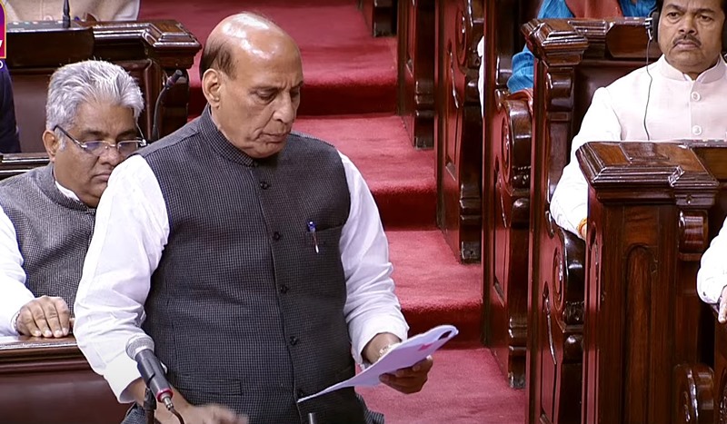 Rajnath Singh in Lok Sabha